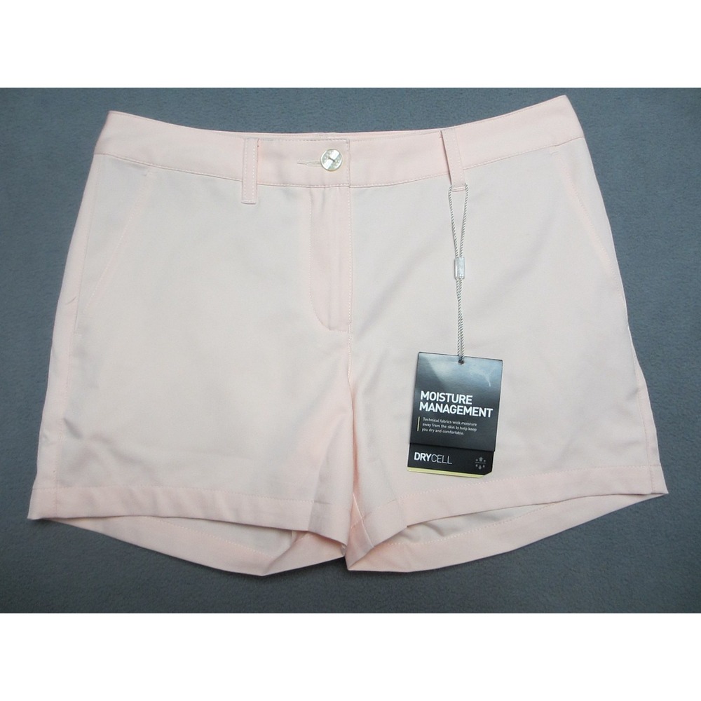 Puma Shorts Girls Large Pink NEW Cloud Rose Drycell Moisture Wick Comfort 579315